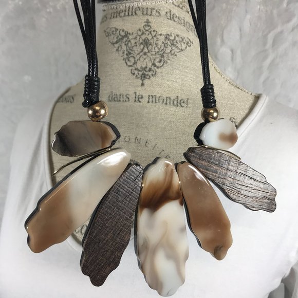 Chunky Brown tone Statement piece Bold & Beautiful - Picture 6 of 6